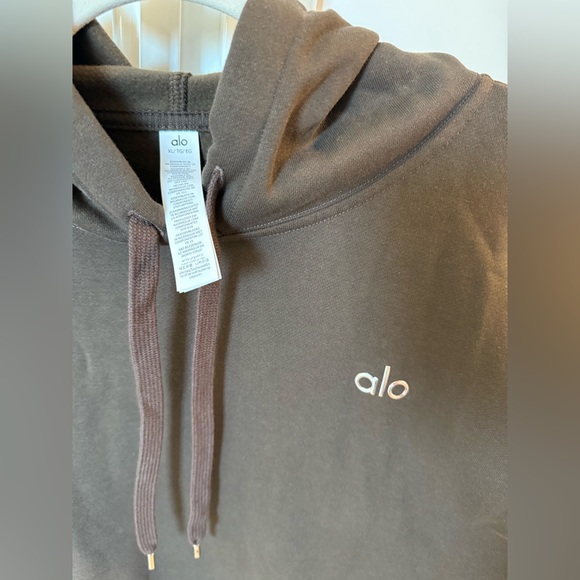 Brand New with Tags! Alo Accolade Hoodie-Espresso-Size XL - Picture 14 of 15